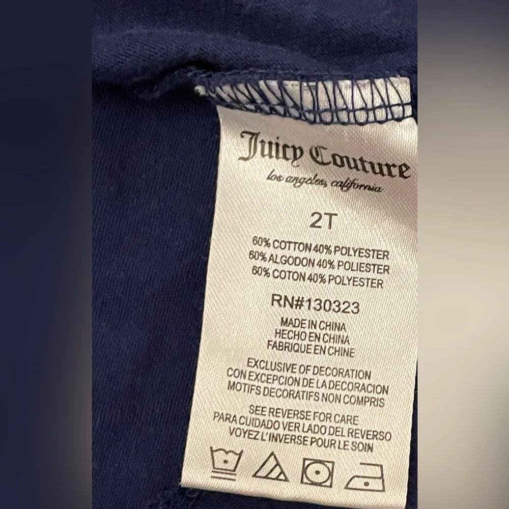 Juicy Couture Navy Dress with Pink Accents